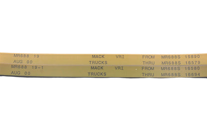 Mack MR688 19, MR688 19-1 MR688S15890 - MR688S16694 VRI Microfiche Lot of 2 of 2 NOS