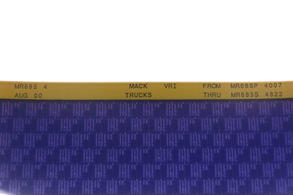 Mack MR685 4 MR685P4007 - MR685S4822 VRI Microfiche NOS