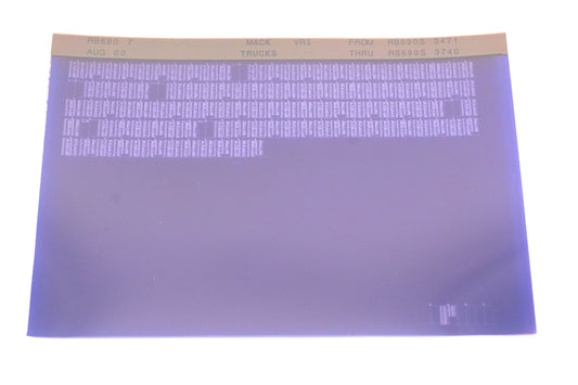 Mack RB690 7 RB690S3471 - RB690S3740 VRI Microfiche NOS