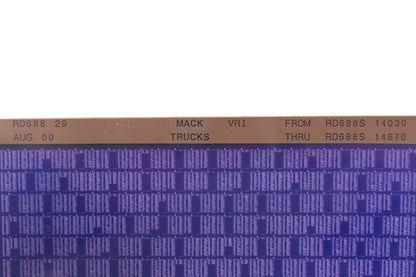 Mack RD688 29 RD688S14030 - RD688S14670 VRI Microfiche NOS