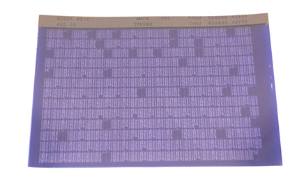 Mack RD688 68-1 RD688S43348 - RD688S43772 VRI Microfiche NOS