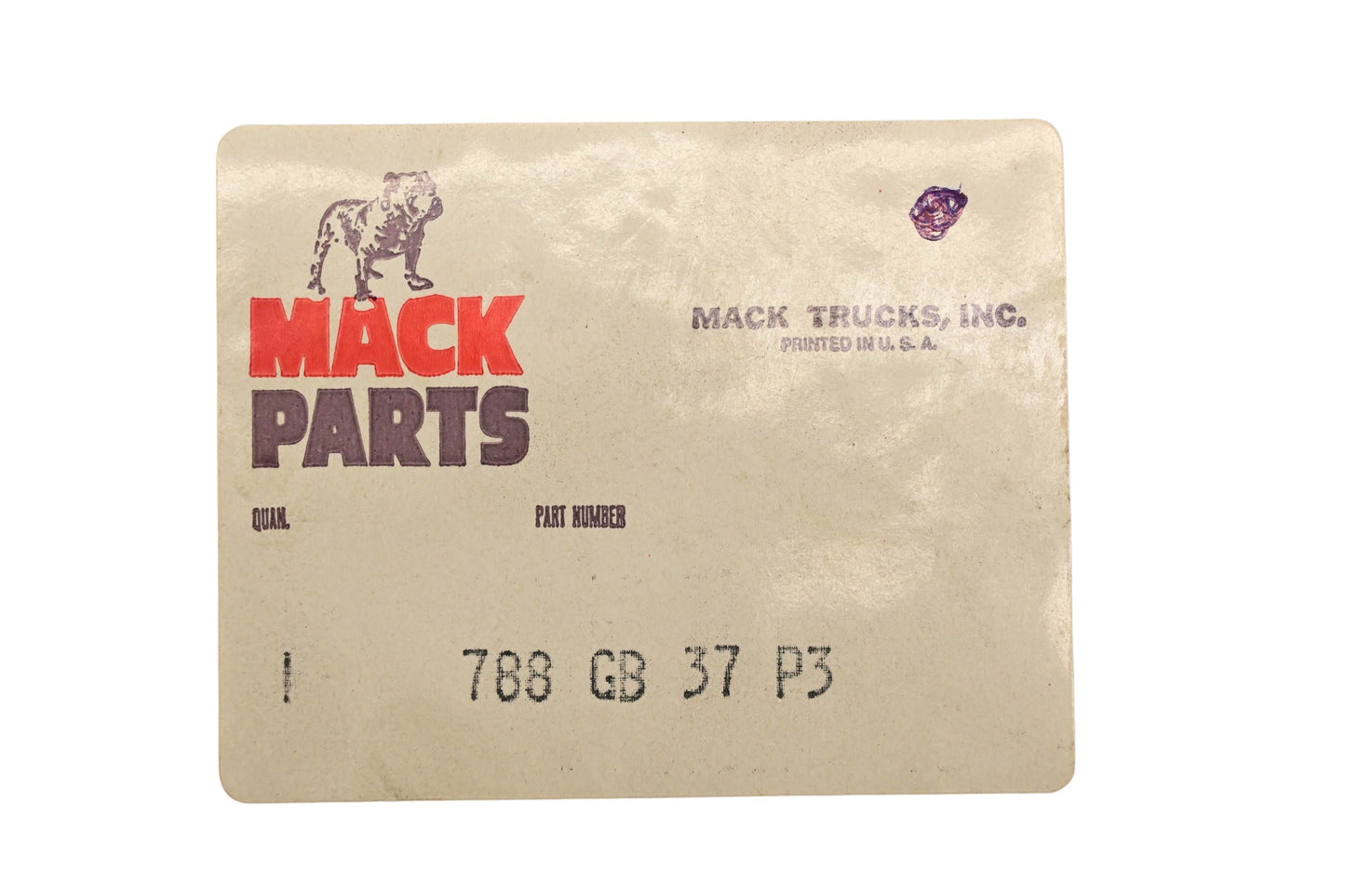 Mack 788GB37P3 Hub NOS