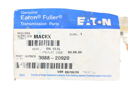 Mack 3088-20920 Eaton Fuller Oil Seal NOS