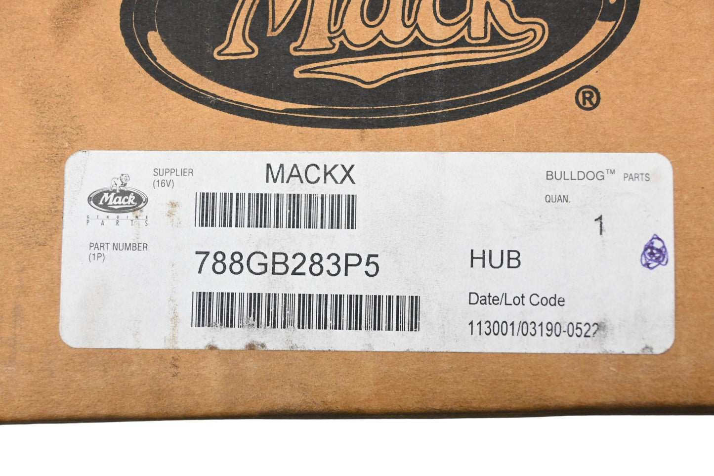 Mack 788GB283P5 Crankshaft Hub NOS