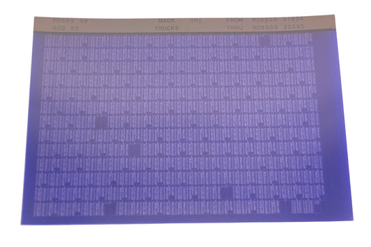 Mack RD690 48 RD690S31931 - RD690S32393 VRI Microfiche NOS