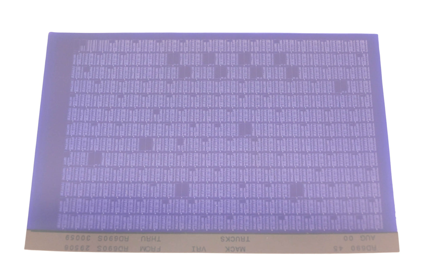 Mack RD690 45 RD690S29506 - RD690S30059 VRI Microfiche NOS