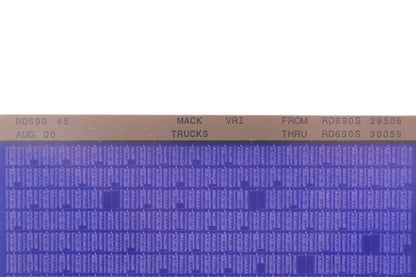 Mack RD690 45 RD690S29506 - RD690S30059 VRI Microfiche NOS