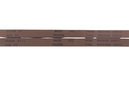 Mack RD688 87, RD688 87-1 RD688S55215 - RD688SX55653 VRI Microfiche Lot of 2 NOS