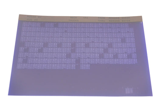 Mack RD688 91 RD688S65928 - RD688S60799 VRI Microfiche NOS