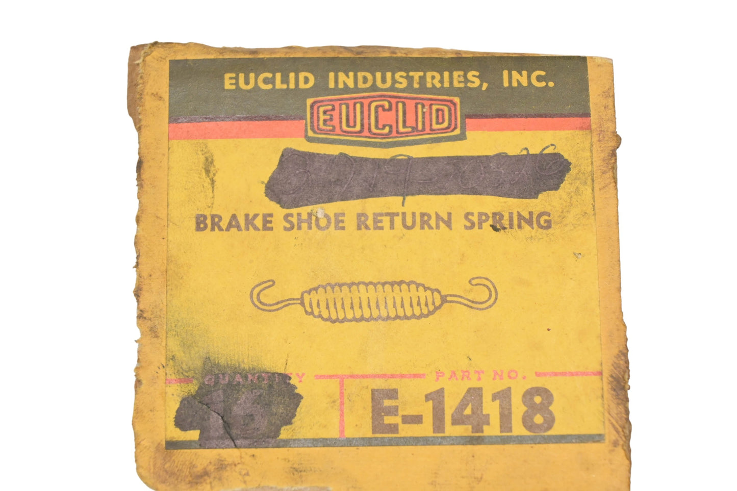 Euclid E-1418 Brake Shoe Return Spring NOS
