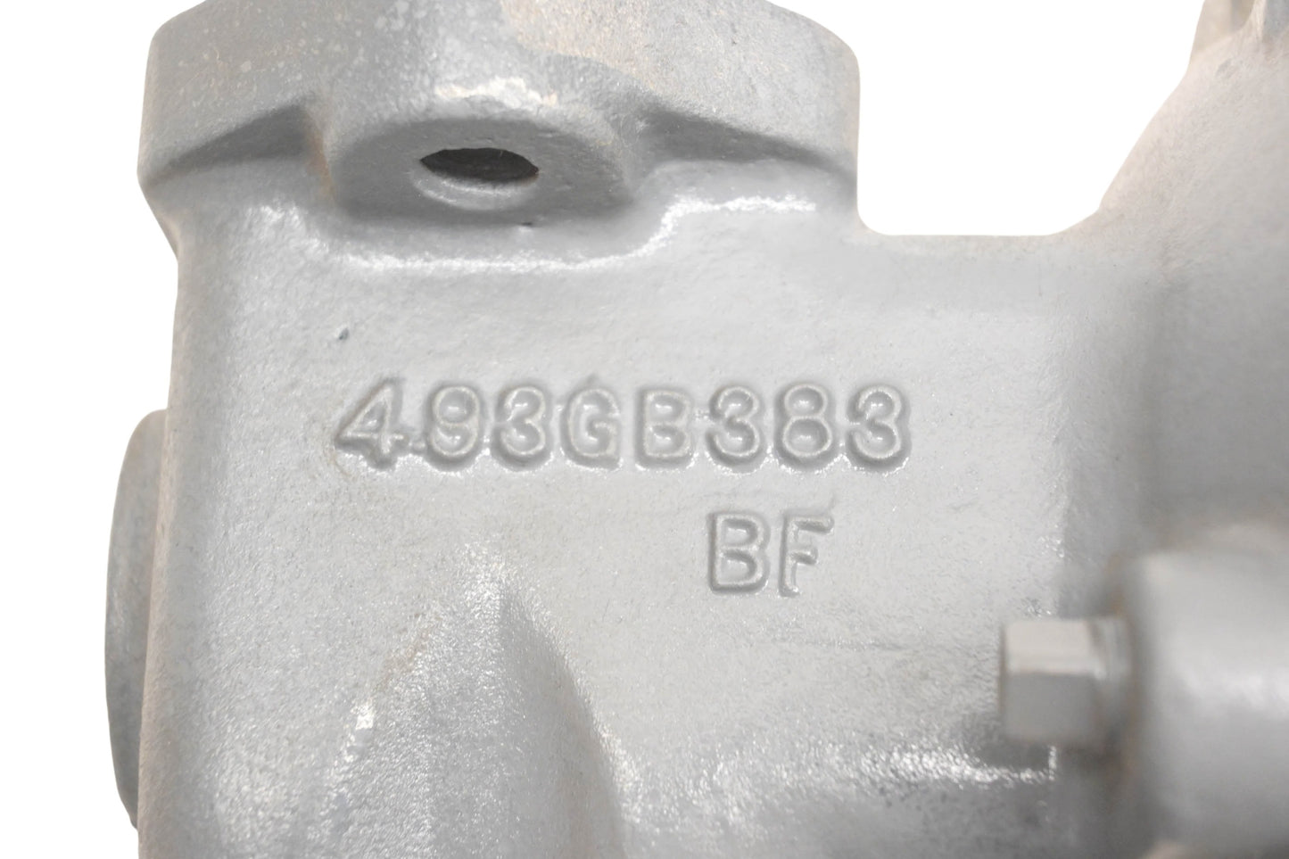 Mack 493GB383 Upper Rear Oil Cooler Fitting NOS