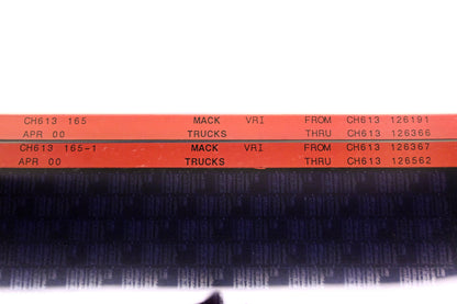 Mack CH613 165, CH613 165-1 CH613126191 - CH613126562 VRI Microfiche Lot of 2 NOS