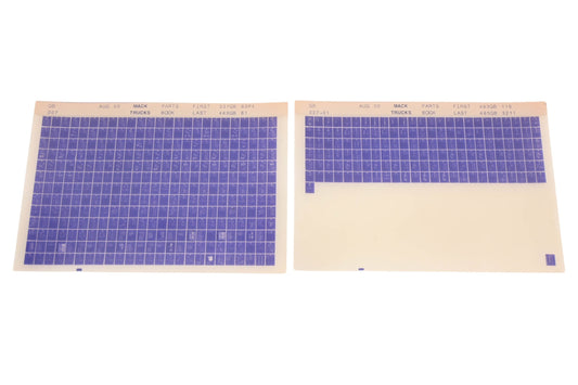 Mack GB007, GB007-01 Parts Book 337GB63P4 - 485GB3211 Microfiche Lot of 2 NOS