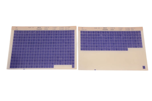 Mack GB004, GB004-01 Parts Book 239GB5519M5 - 303GB596 Microfiche Lot of 2 NOS