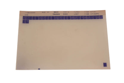 Mack 11GB40000 006 Parts Book 11GB47131 - 11GB47152P5 Microfiche NOS