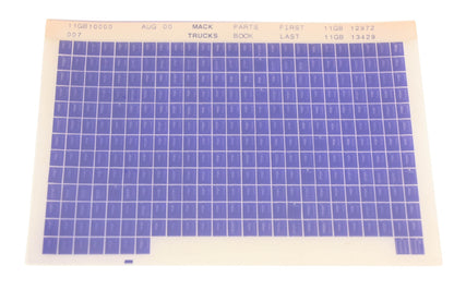 Mack 11GB10000 007 Parts Book 11GB12972 - 11GB13429 Microfiche NOS