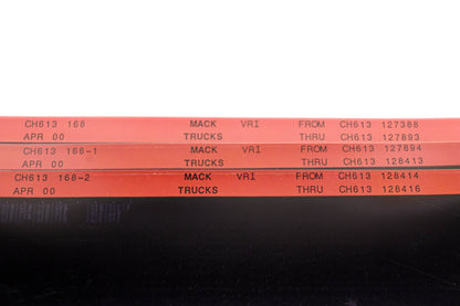 Mack CH613 168, CH613 168-1, CH613 168-2 CH613127388 - CH613128416 VRI Microfiche Lot of 3 NOS