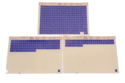 Mack CK006-01, CK006-00-01, CK006-02 Parts Book 11CK4369 - 14CK2736 Microfiche Lot of 3 NOS