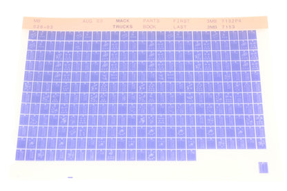 Mack MB028-03 Parts Book 3MB7132P6 - 3MB7153 Microfiche NOS