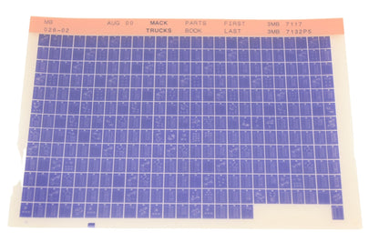 Mack MB028-02 Parts Book mMB7117 - 3MB7132P5 Microfiche NOS