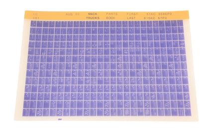 Mack KC001 Parts Book 51KC359EP3 - 615KC67P3 Microfiche NOS