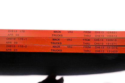 Mack CH613 170, CH613 170-1, CH613 170-2 CH613129651 - CH6143131420 VRI Microfiche Lot of 3 NOS
