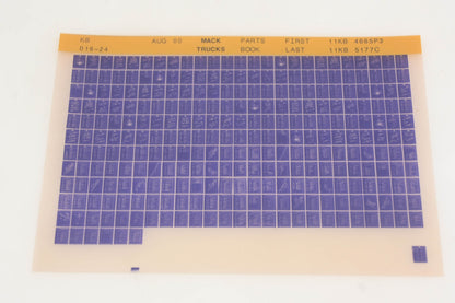 Mack KB016-24 Parts Book 11KB4665P3 - 11KB5177C Microfiche NOS