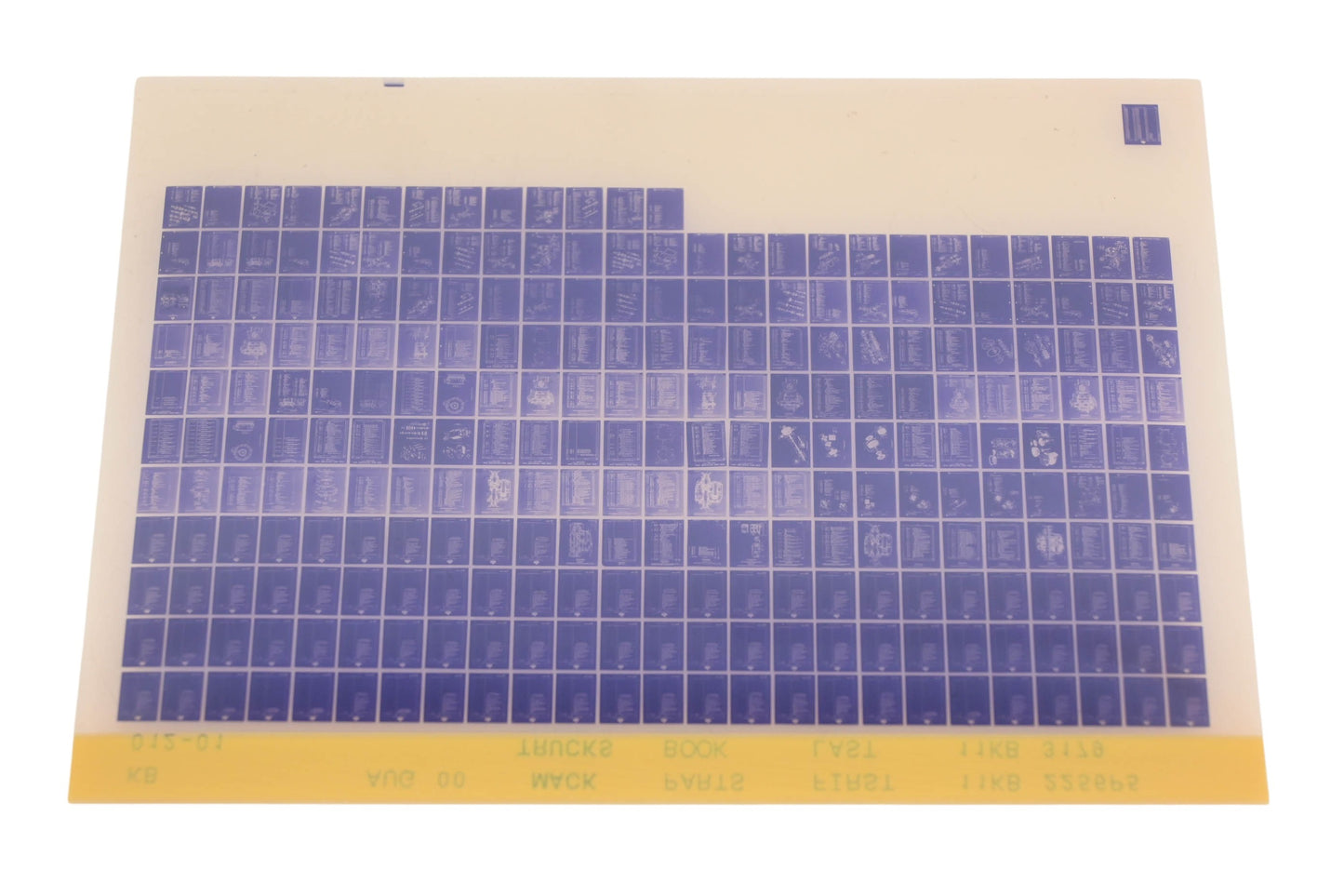 Mack KB012-01 Parts Book 11KB2256P5 - 11KB3179 Microfiche NOS