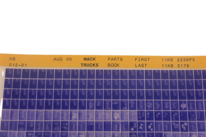 Mack KB012-01 Parts Book 11KB2256P5 - 11KB3179 Microfiche NOS