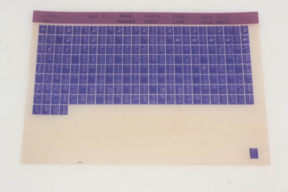 Mack 1000 002 Parts Book 1000IP17 - 1000WP2A Microfiche NOS