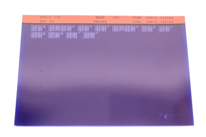 Mack CH613 172, 0 CH613 132346 - CH613133185 VRI Microfiche NOS