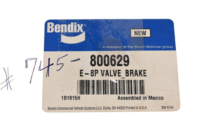 Bendix 800629, 1B1815H, 745-800629 Foot Brake Valve NOS