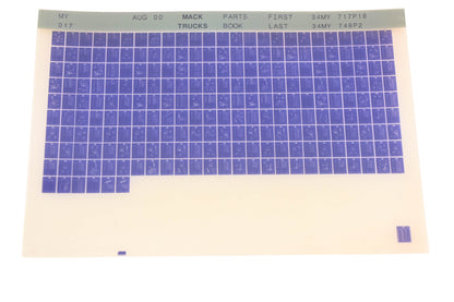 Mack MY017 Parts Book 34MY717P18 - 34MY748P2 Microfiche NOS