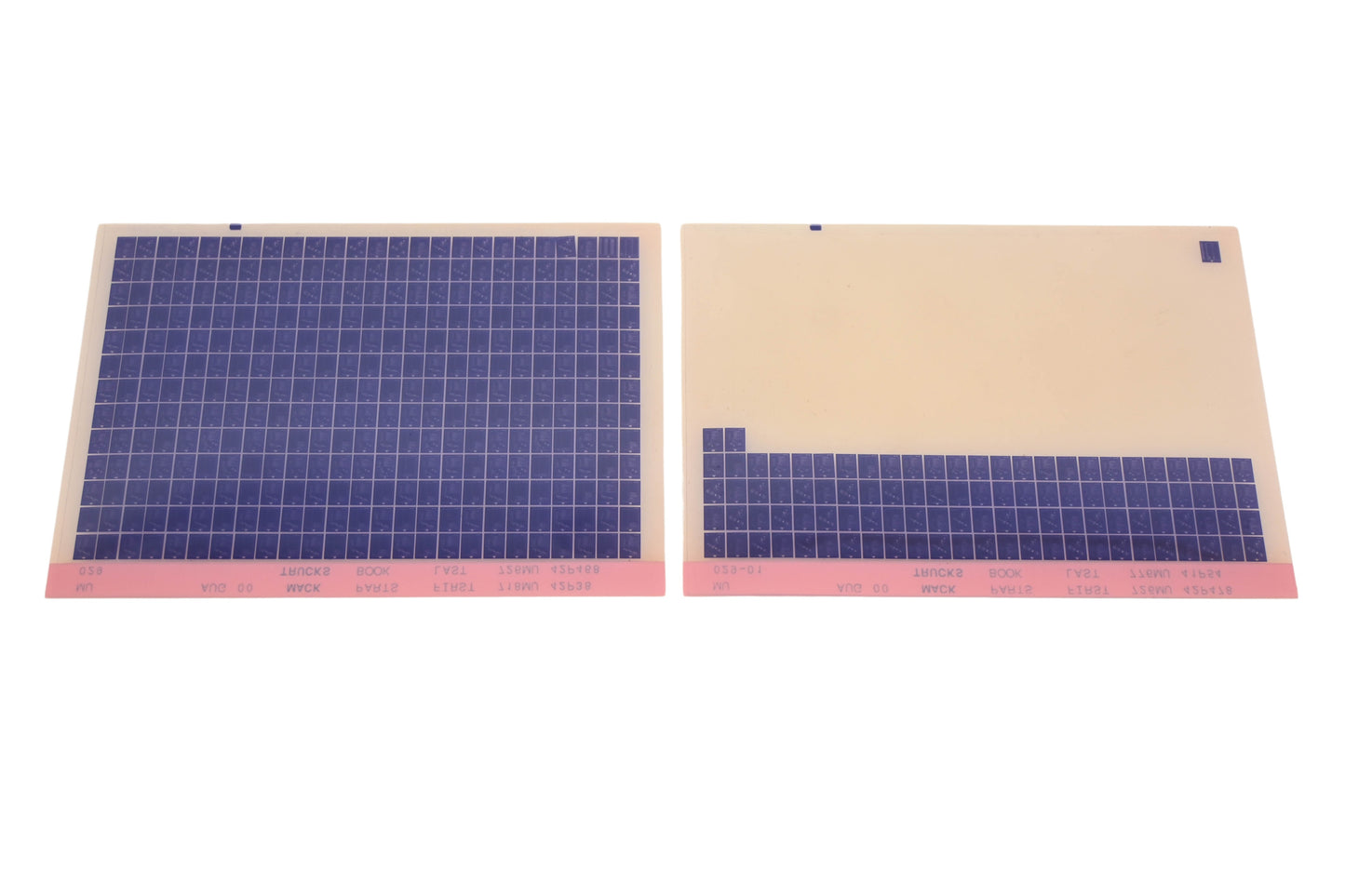 Mack MU029, MU029-01 Parts Book 718MU43P38 - 776MU41P54 Microfiche Lot of 2 NOS