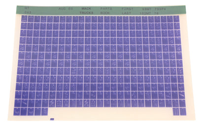 Mack MT043 Parts Book 96MT735P4 - 102MT76 Microfiche NOS