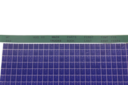 Mack MT042 Parts Book 75MT710 -96MT735P2 Microfiche NOS