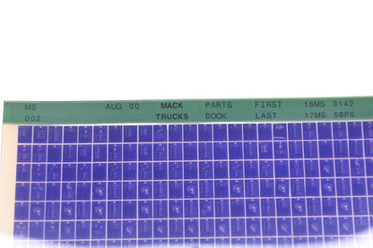 Mack MS002 Parts Book 16MS3142 - 17MS58P5 Microfiche NOS