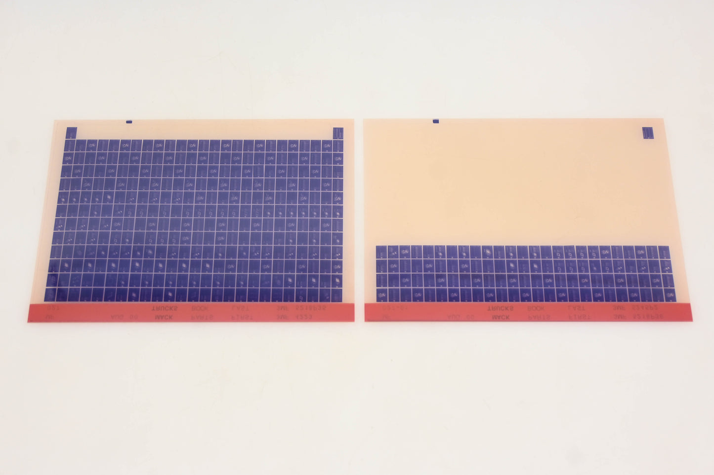 Mack MF027, MF027-01 Parts Book 3MF4223 - 3MF5245P2 Microfiche Lot of 2 NOS