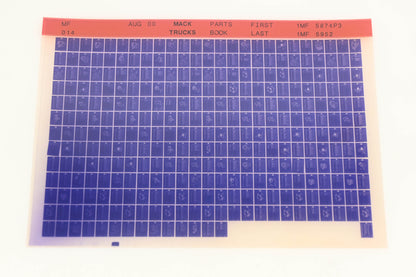 Mack MF014 Parts Book 1MF5874P3 - 1MF5952 Microfiche NOS