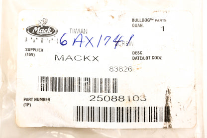 Mack 25088103, 6AX1741 Socket Head Screw NOS