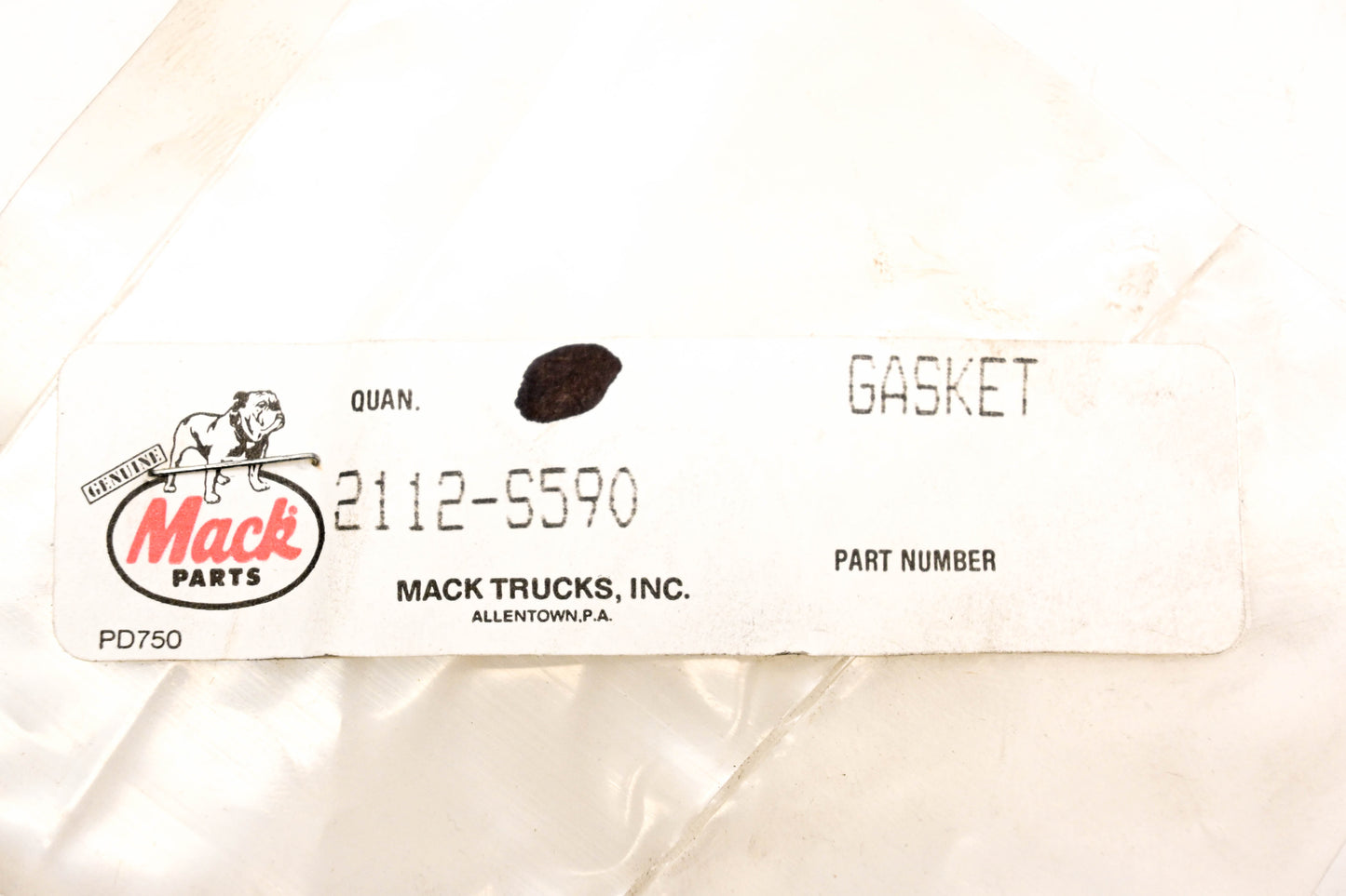 Mack 2112-S590 Gasket NOS