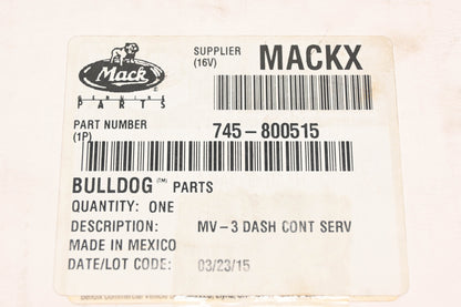 Mack 745-800515, 25155511 Bendix MV-3 Air Brake Dash Control Valve NOS