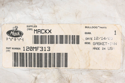 Mack 120MF313 Inner Door Gasket NOS