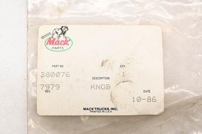 Mack 7979-380076, 380076 Rotar Knob NOS