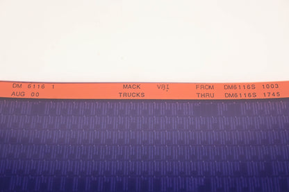 Mack DM6116 1 DM6116S1003 - DM6116S1745 VRI Microfiche NOS