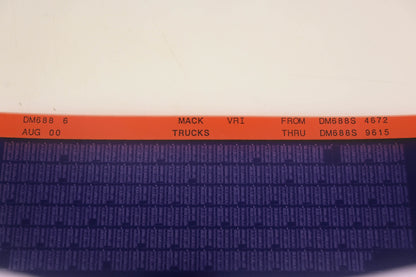 Mack DM688 6 DM688S4672 -DM688S9615 VRI Microfiche NOS