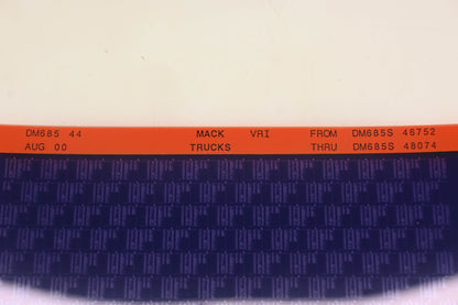 Mack DM685 44 DM685S46752 - DM685S48074 VRI Microfiche NOS