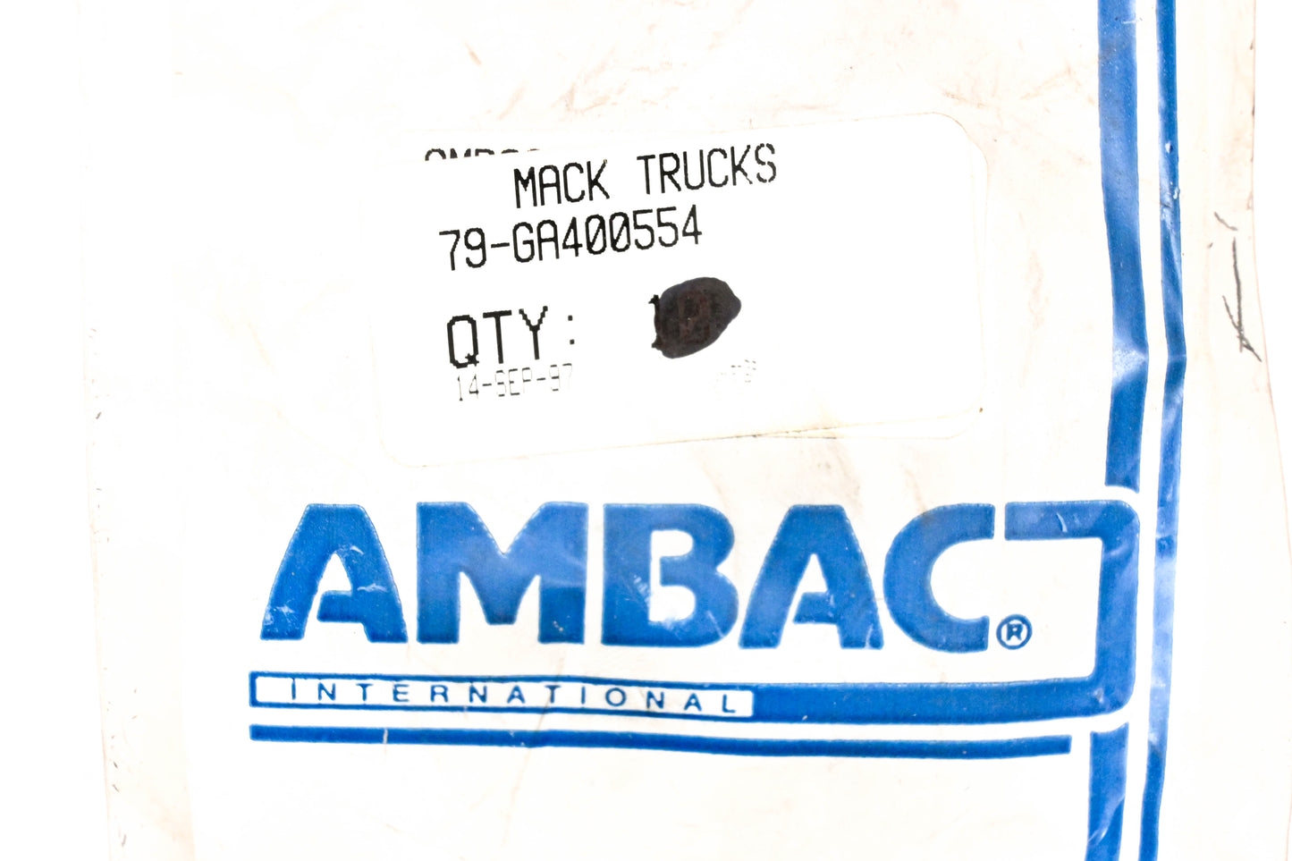Mack 79-GA400554, 79GA400554 Ambac Fuel Pump Gasket NOS