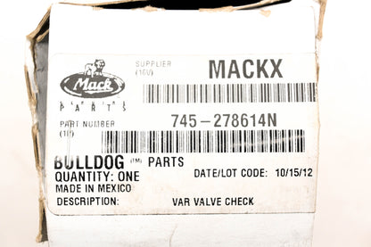 Mack 745-278614N, 745278614N Bendix Double Check Valve NOS