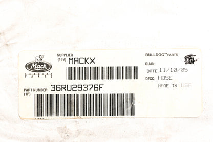 Mack 36RU29376F Hose 10' NOS